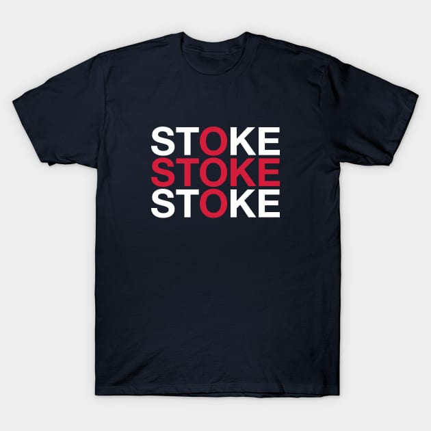 STOKE Union Jack Flag T-Shirt by eyesblau